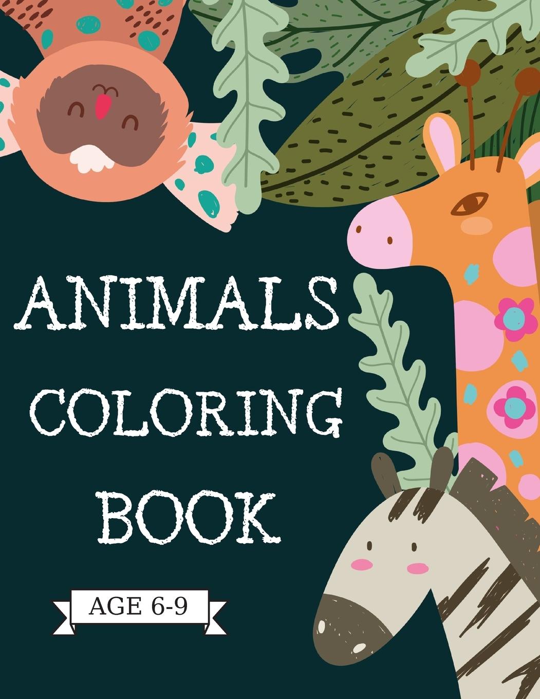 Vorderes Coverbild ANIMALS COLORING BOOK