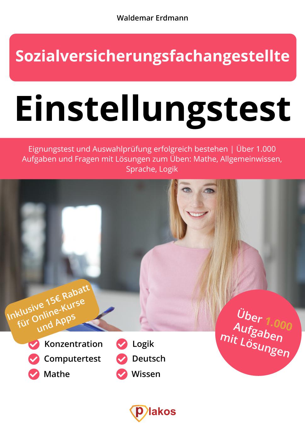 Vorderes Coverbild Einstellungstest Sozialversicherungsfachangestellte