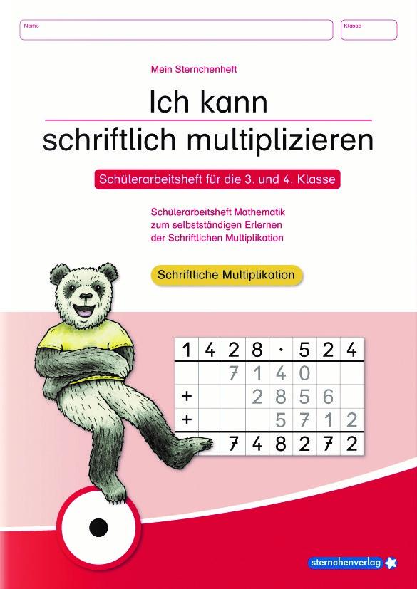 Beispielinhalt (Bild) Ich kann schriftlich multiplizieren und dividieren - 2 Arbeitshefte im Set