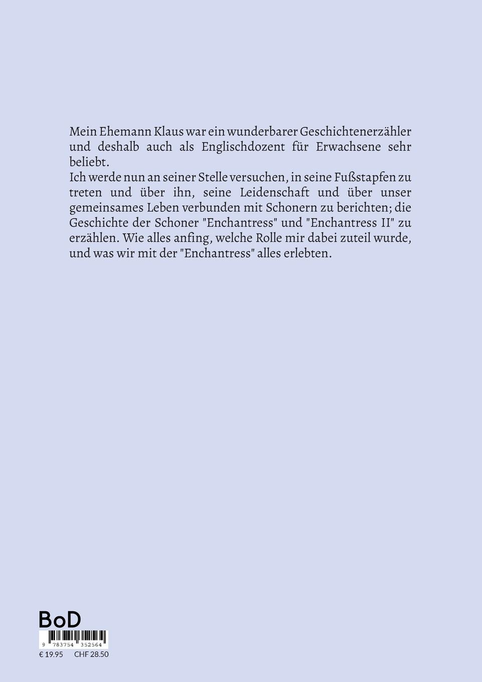 Rückseitencover Klaus Rabe und seine Schoner