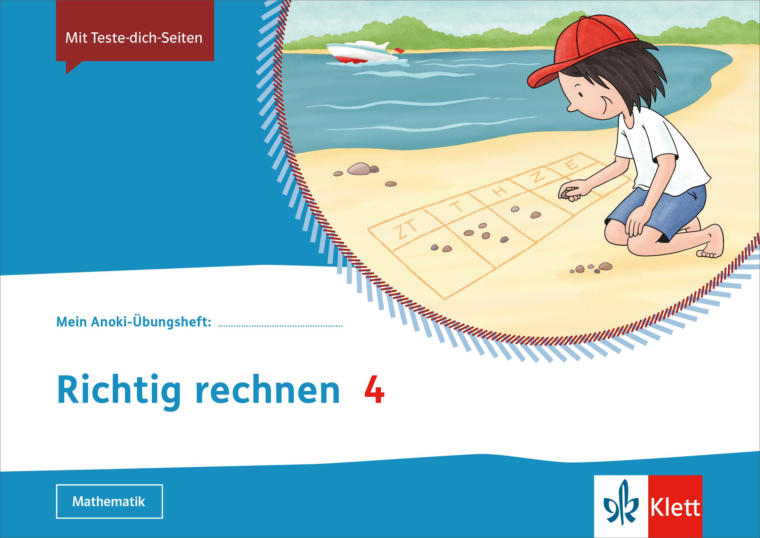 Vorderes Coverbild Mein Anoki-Übungsheft. Richtig rechnen. Übungsheft Klasse 4