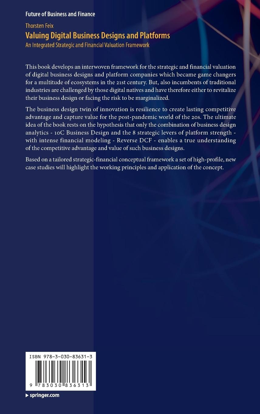 Rückseitencover Valuing Digital Business Designs and Platforms