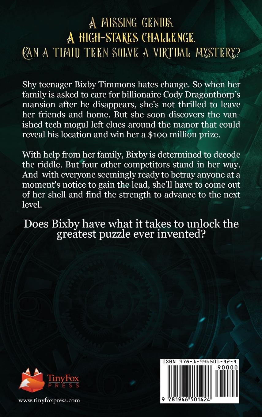 Rückseitencover Bixby Timmons and the Dragonthorp Riddle