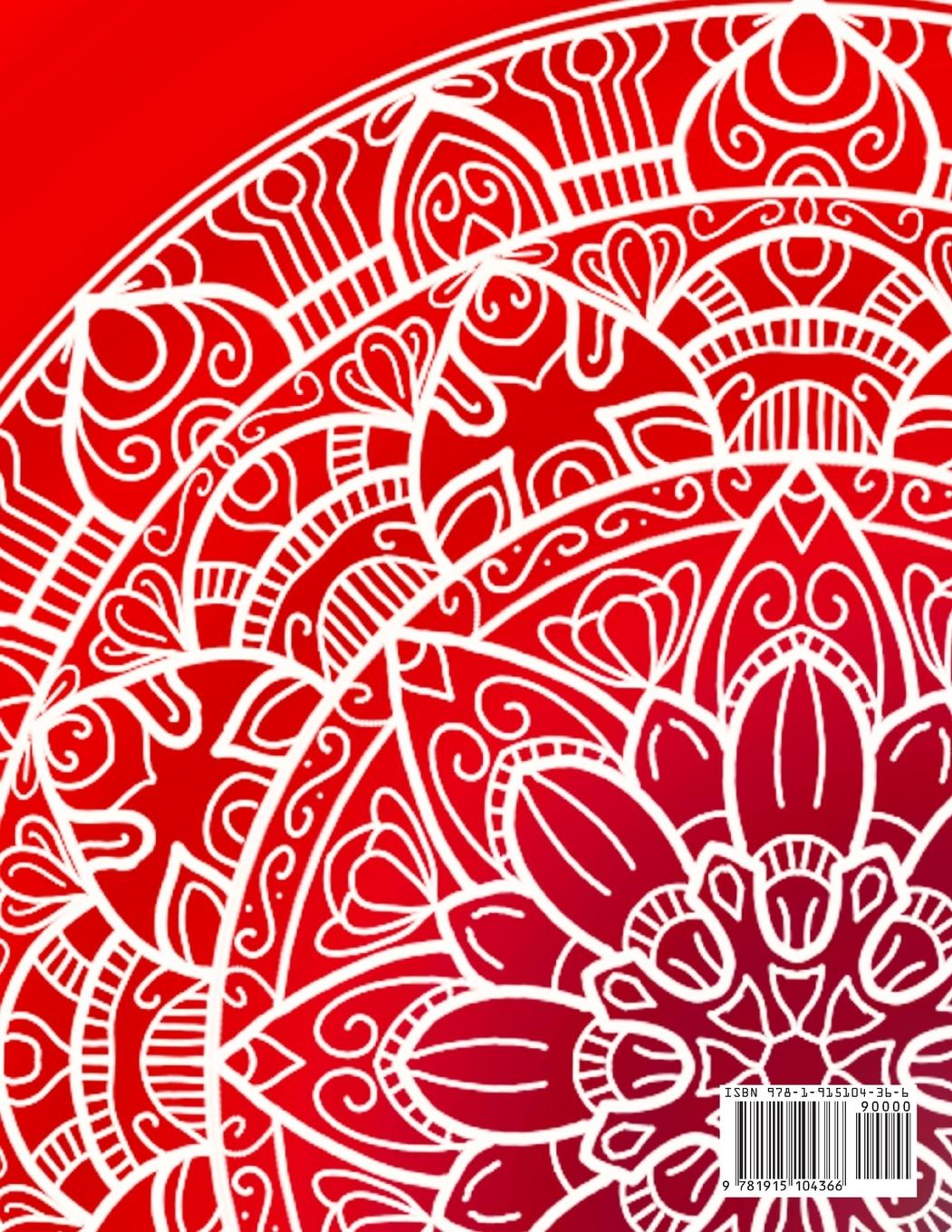 Rückseitencover Mandala Flowers Coloring Book