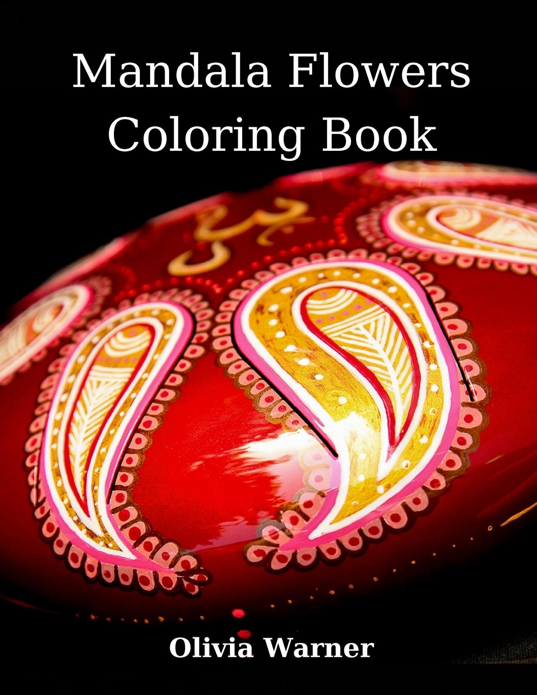 Vorderes Coverbild Mandala Flowers Coloring Book