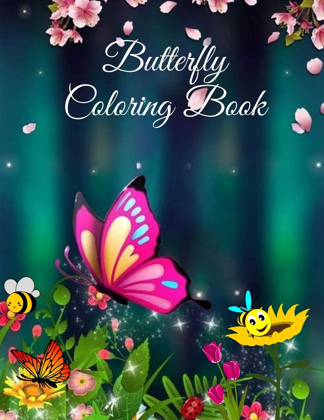 Vorderes Coverbild Butterfly Coloring Book
