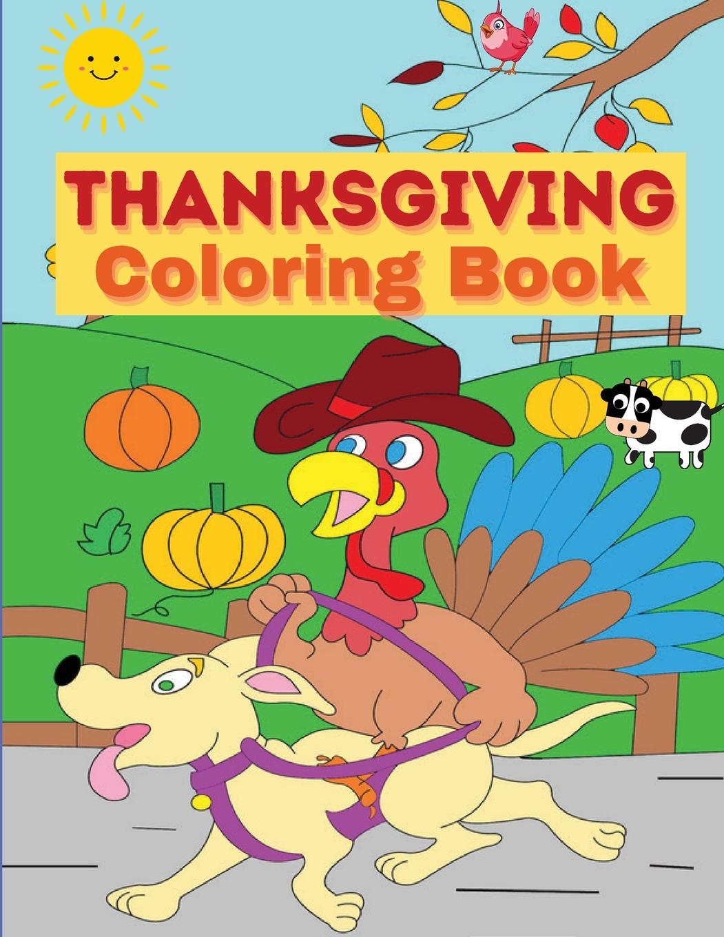 Vorderes Coverbild Thanksgiving Coloring Book