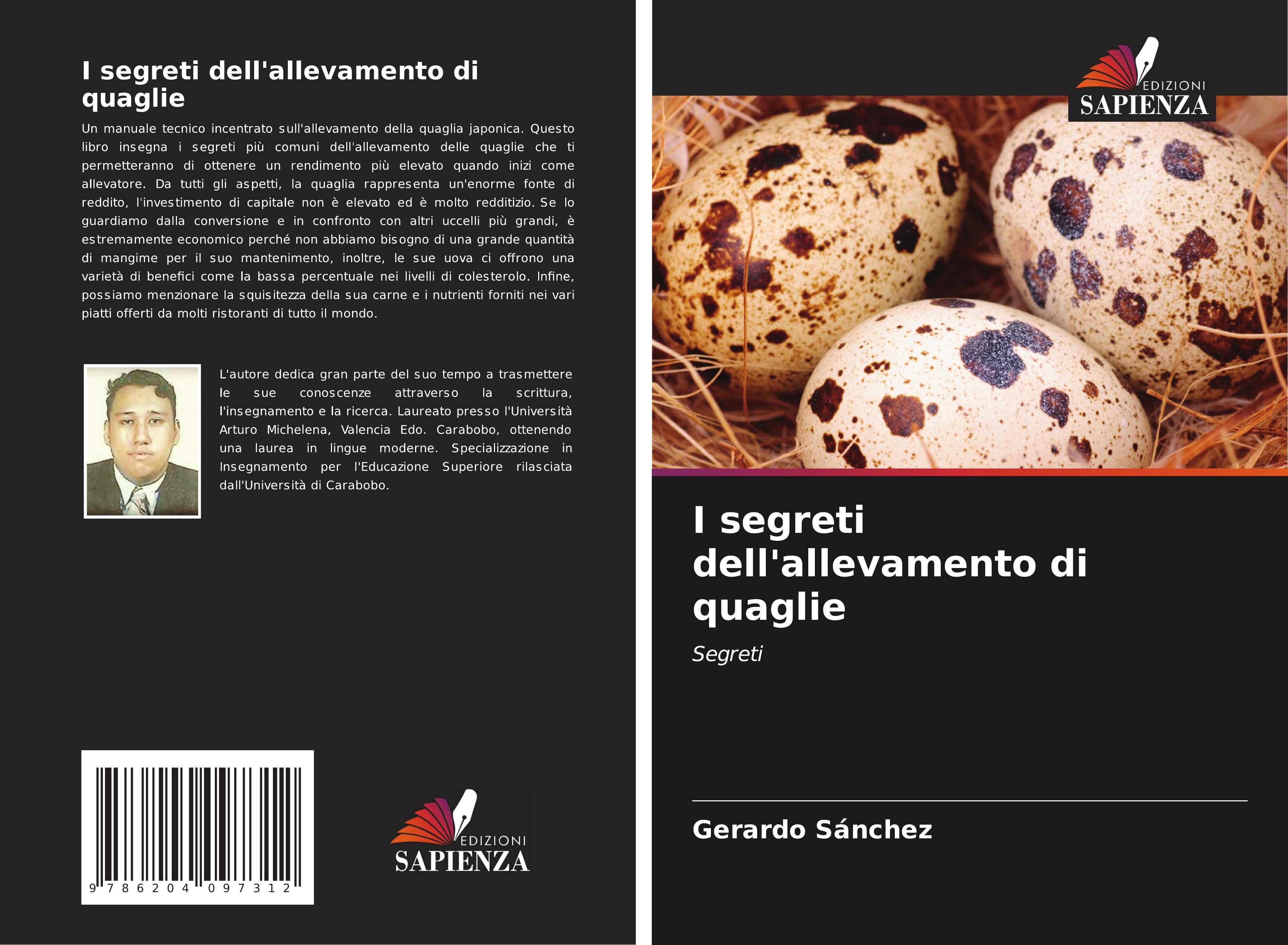 Vorderes Coverbild I segreti dell'allevamento di quaglie