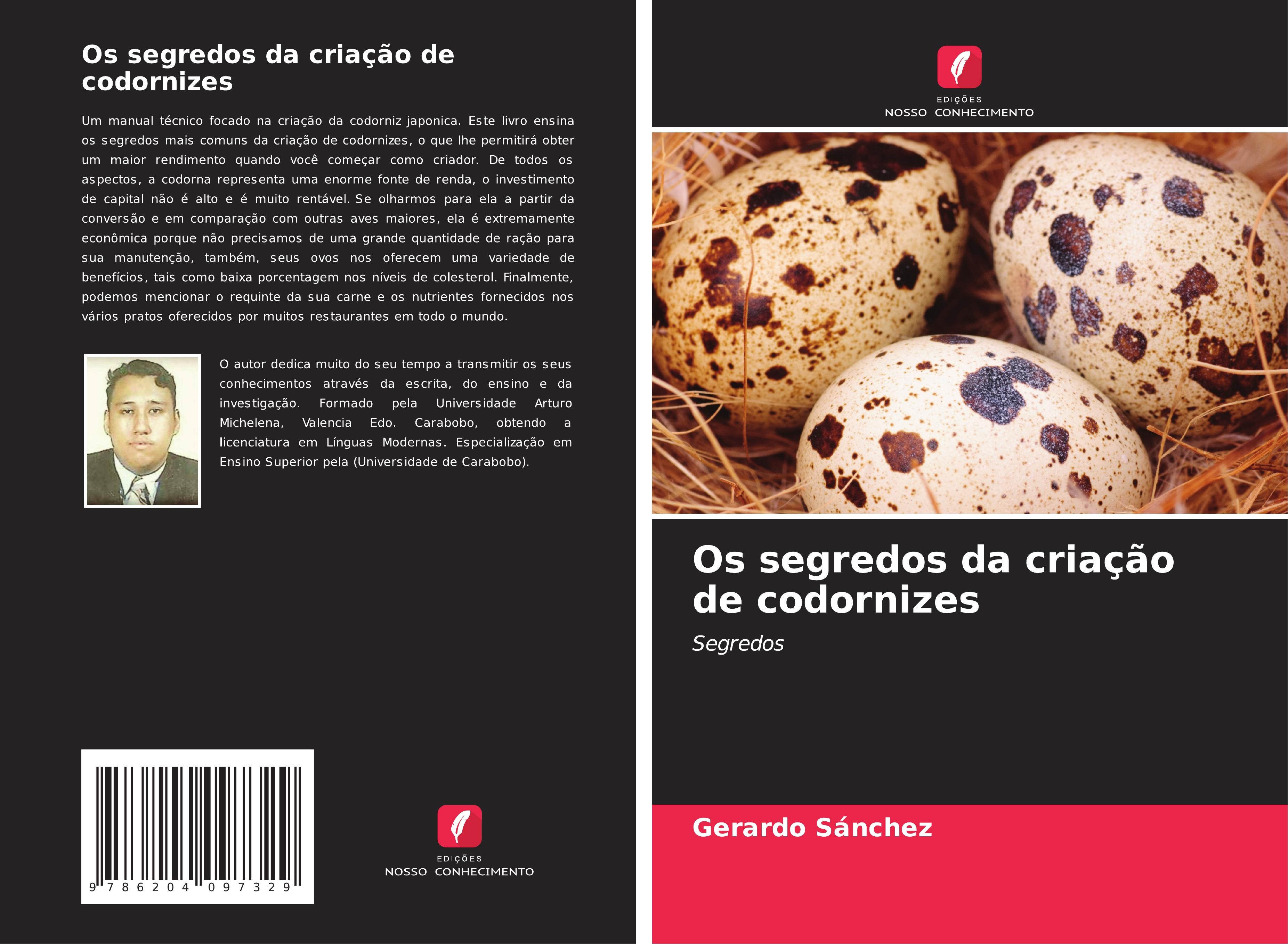 Vorderes Coverbild Os segredos da criação de codornizes