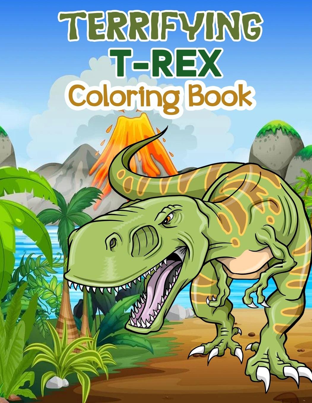Vorderes Coverbild Terrifying T-Rex Coloring Book