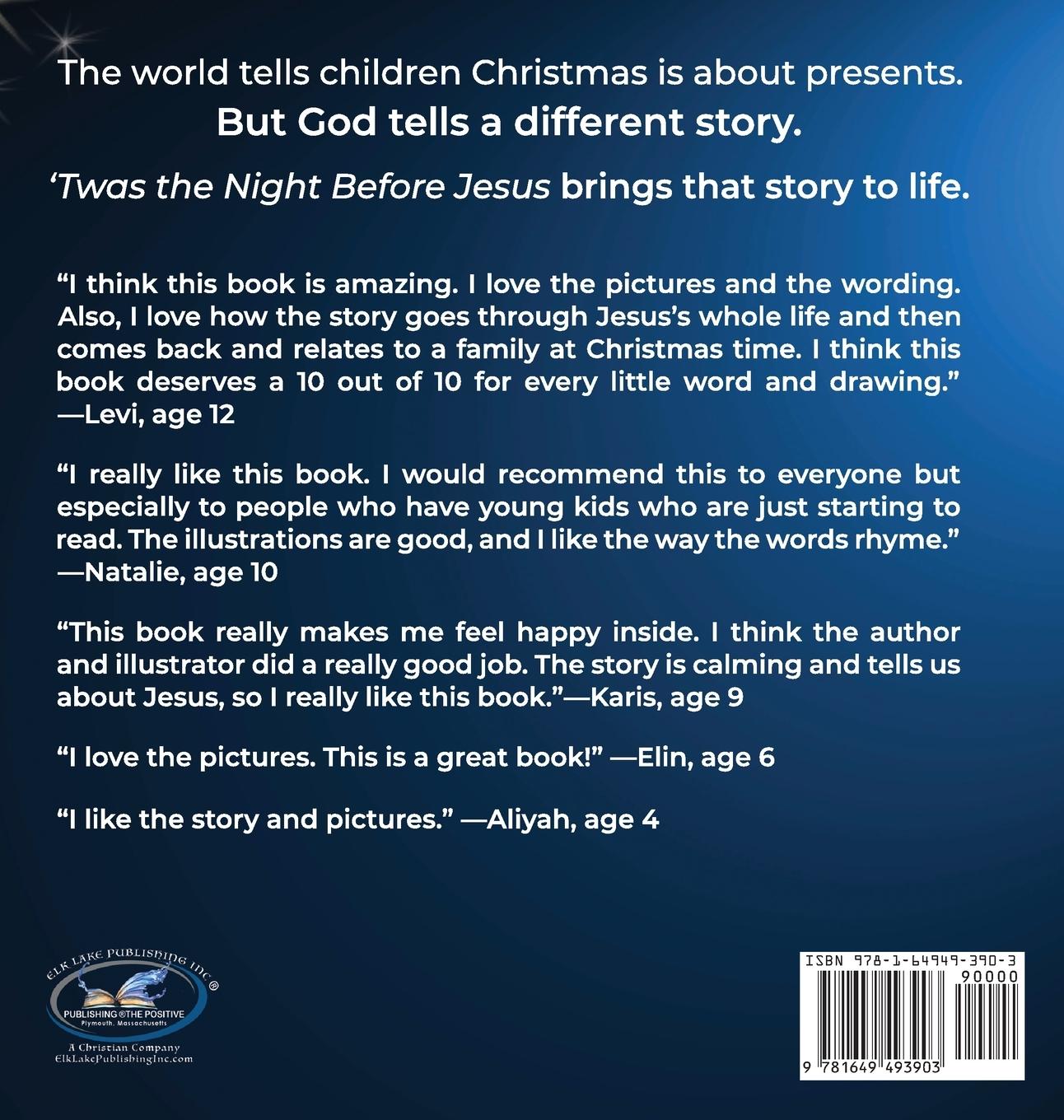 Rückseitencover 'Twas the Night Before Jesus