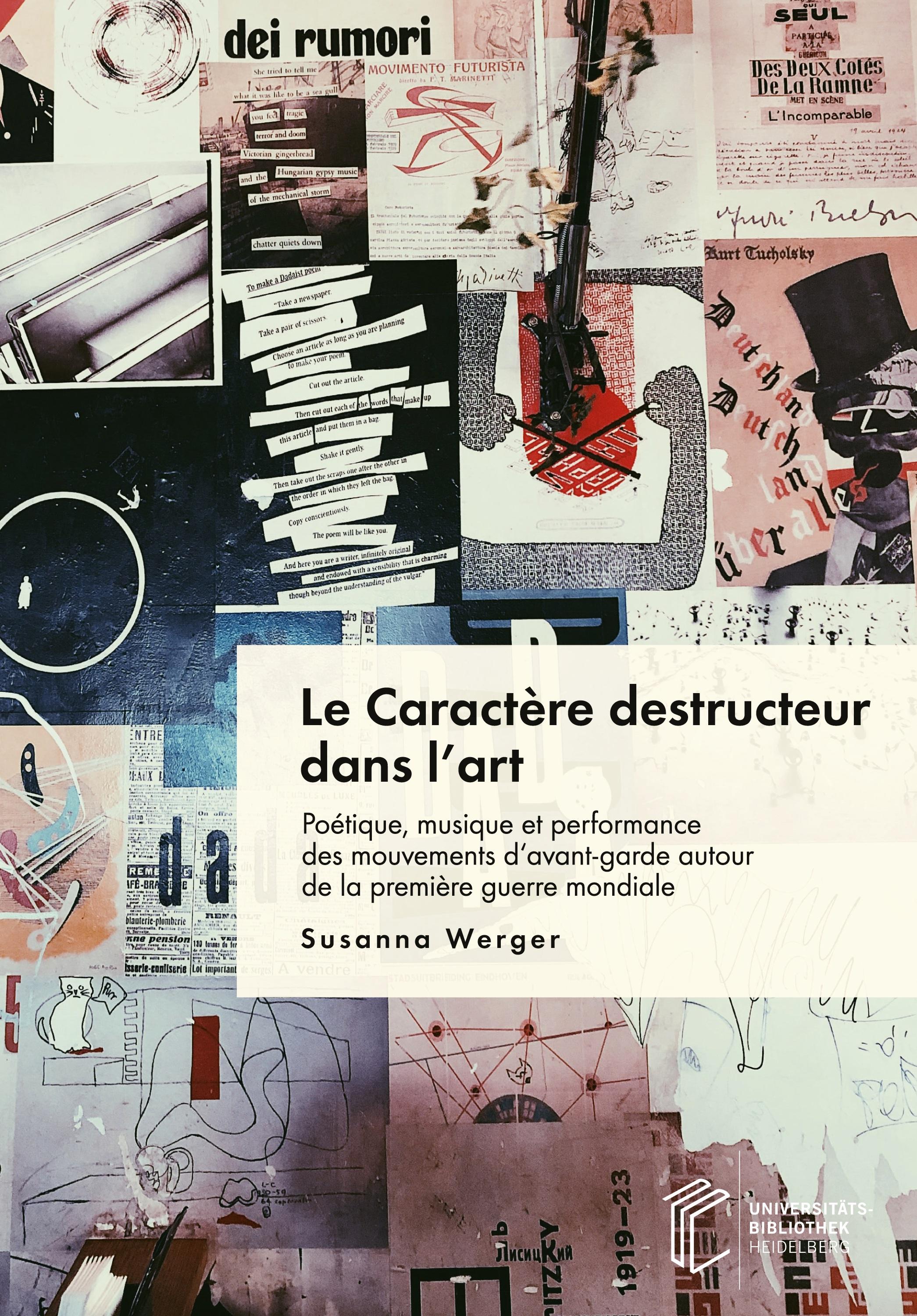 Vorderes Coverbild Le Caractère destructeur dans l'art