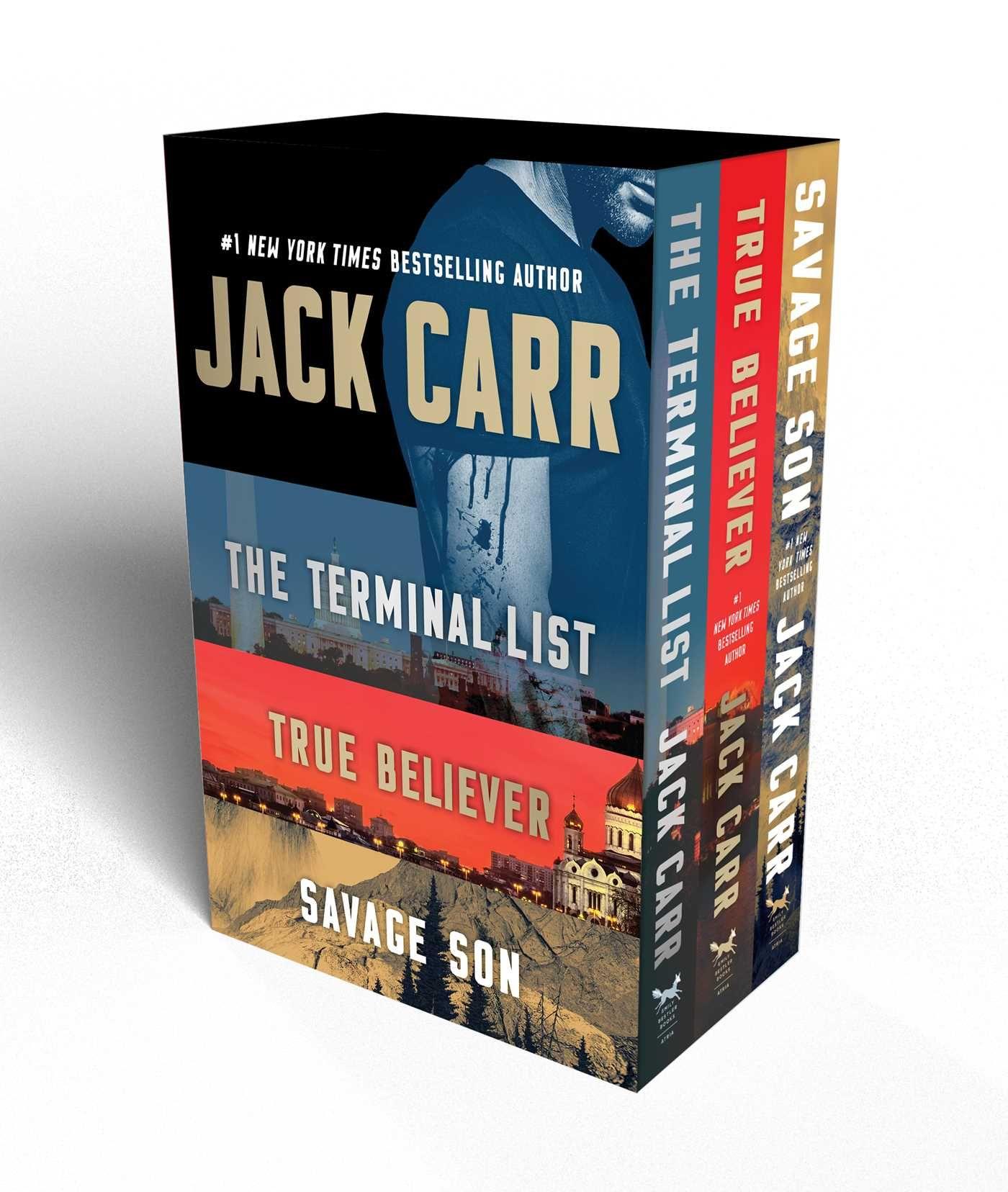 Vorderes Coverbild Jack Carr Terminal List Boxed Set