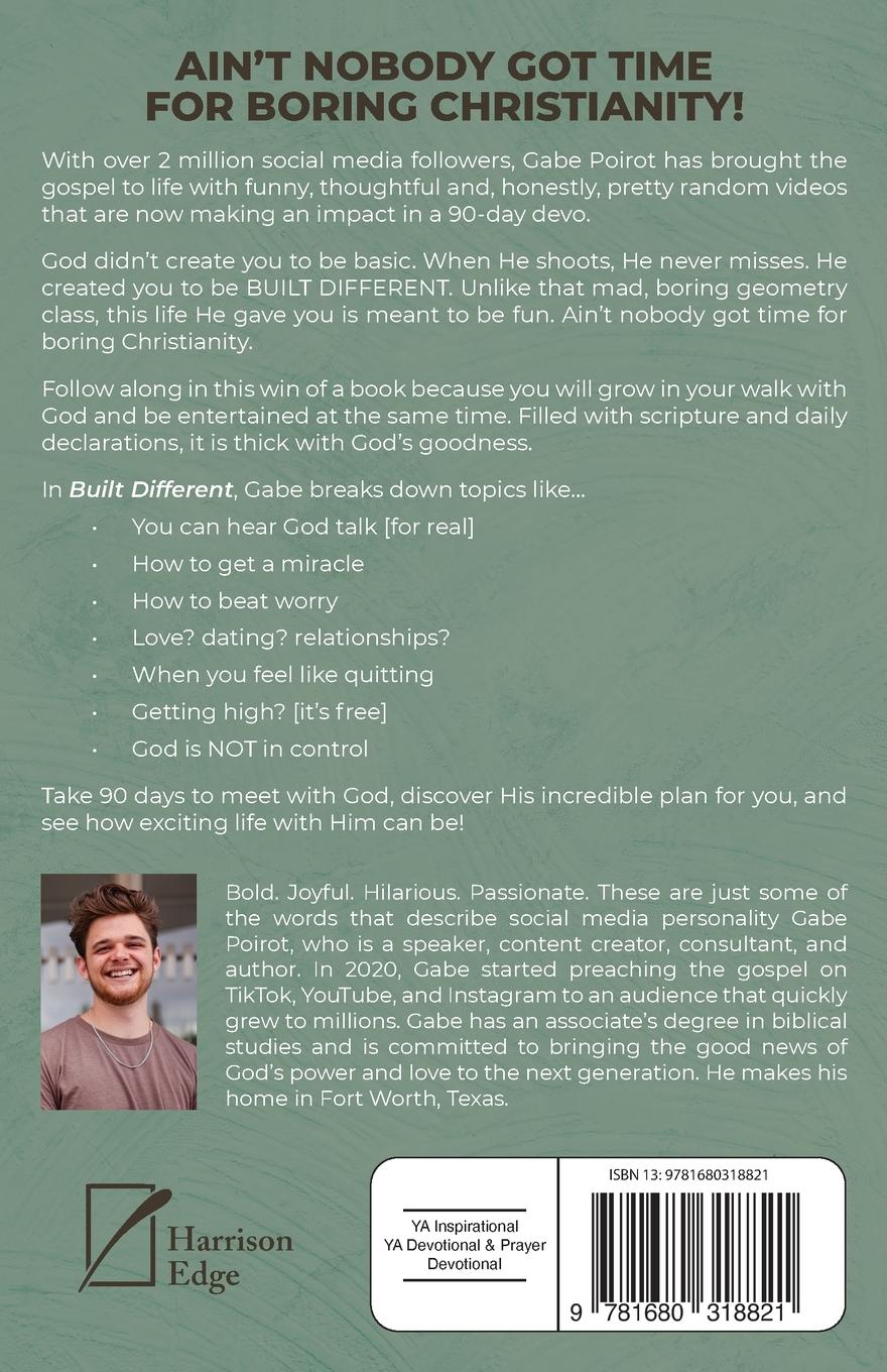 Rückseitencover Built Different