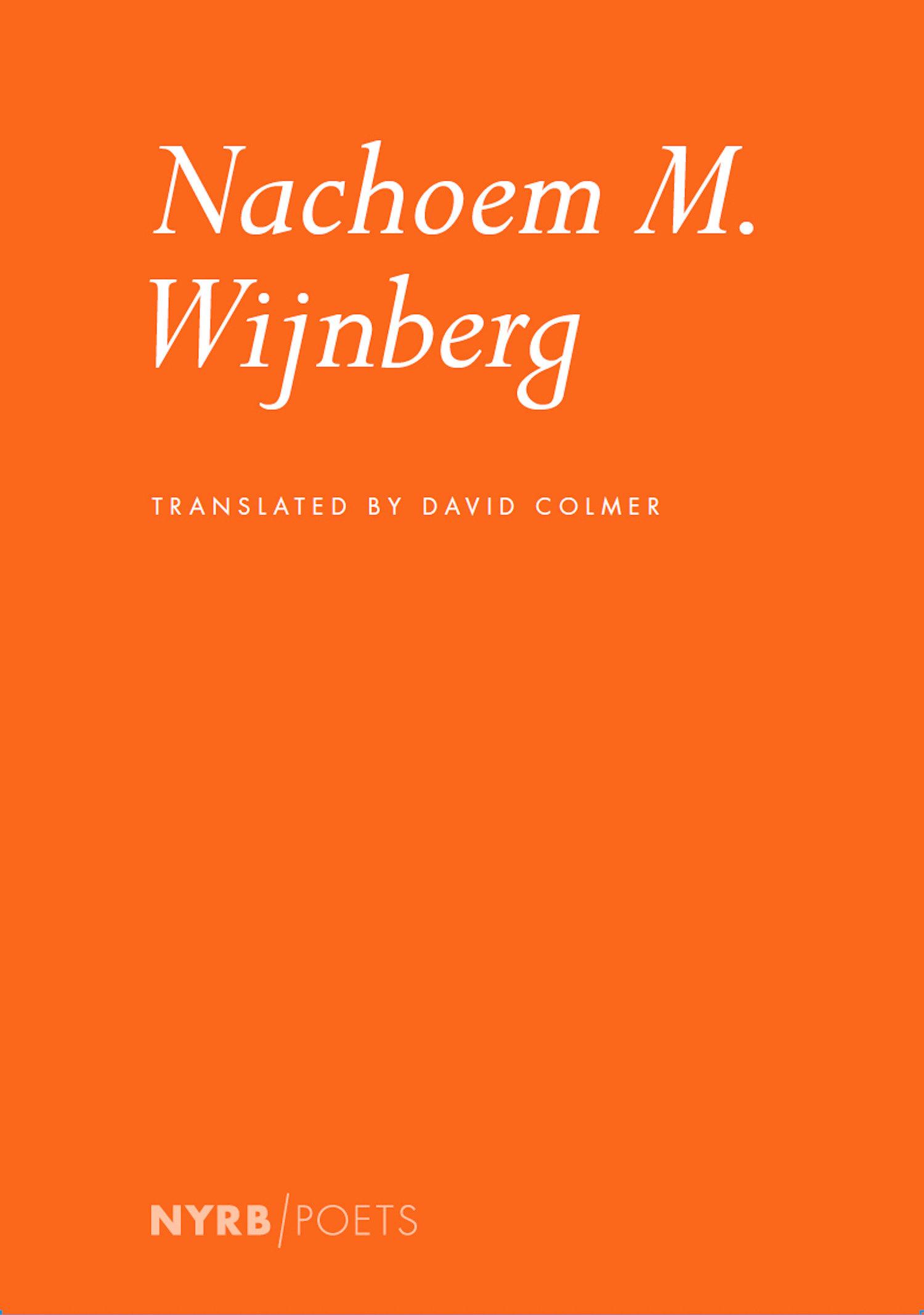 Vorderes Coverbild Nachoem M. Wijnberg