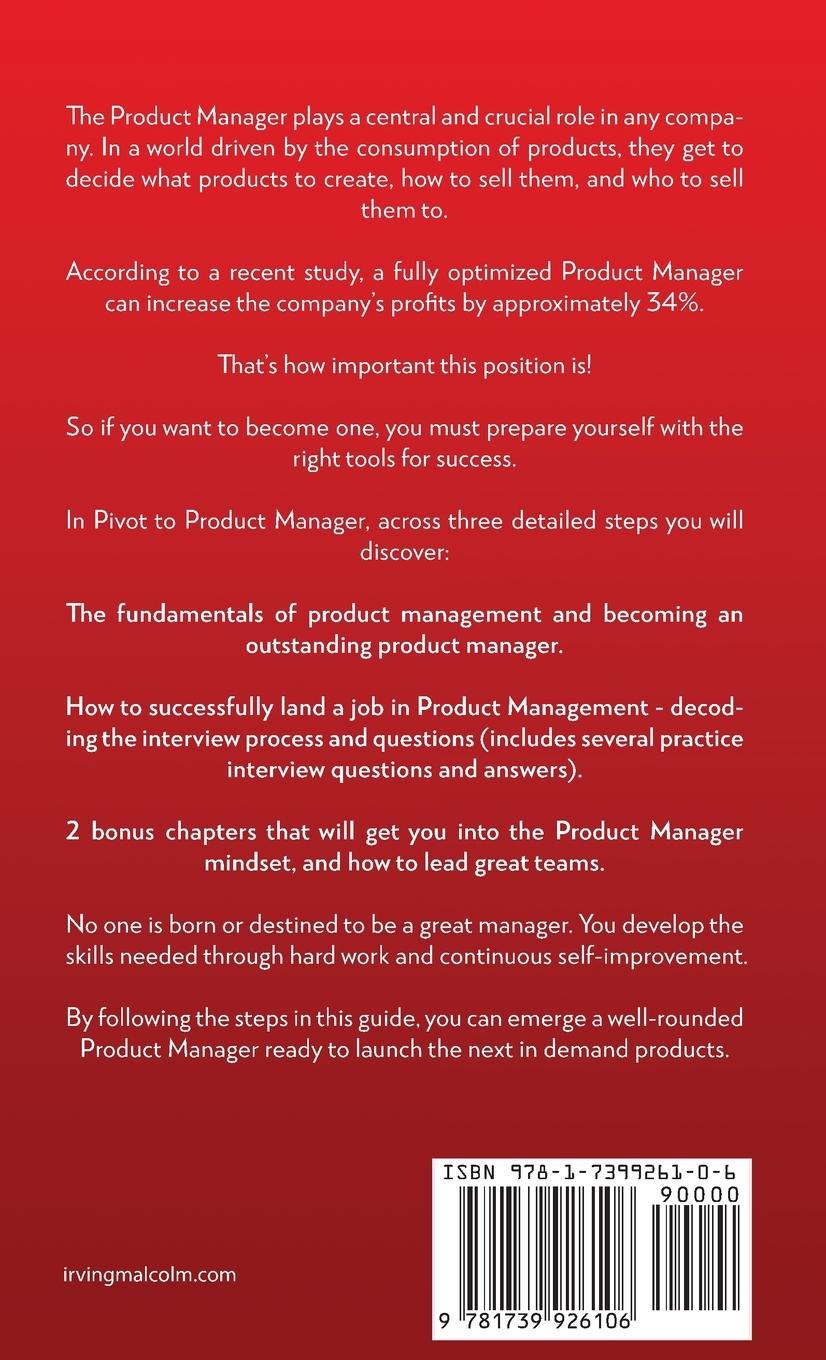 Rückseitencover Pivot To Product Manager