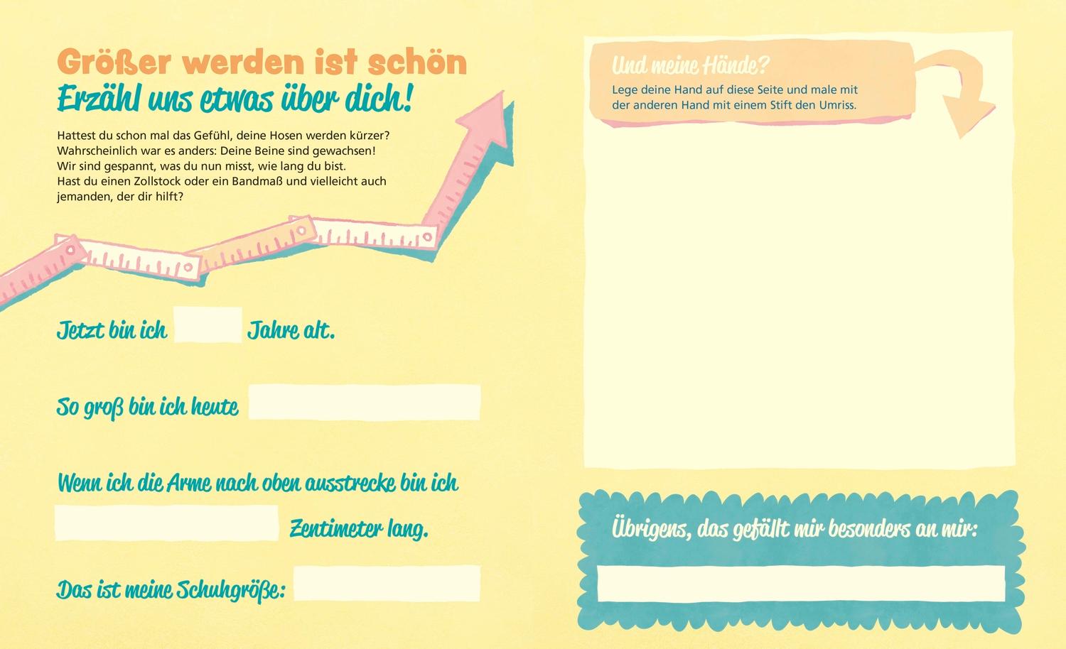 Beispielinhalt (Bild) Mein kreatives Geburtstagsbuch