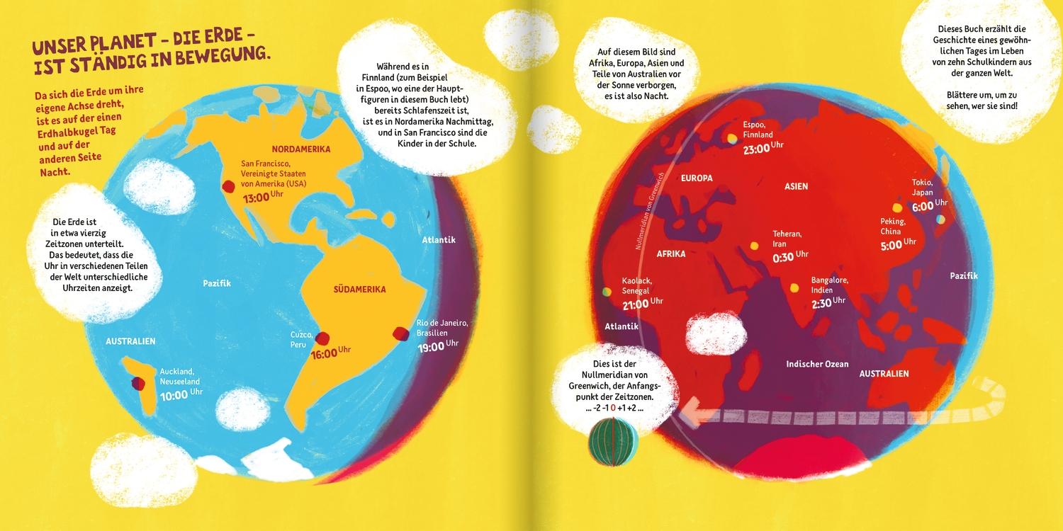 Beispielinhalt (Bild) Schulkinder in aller Welt