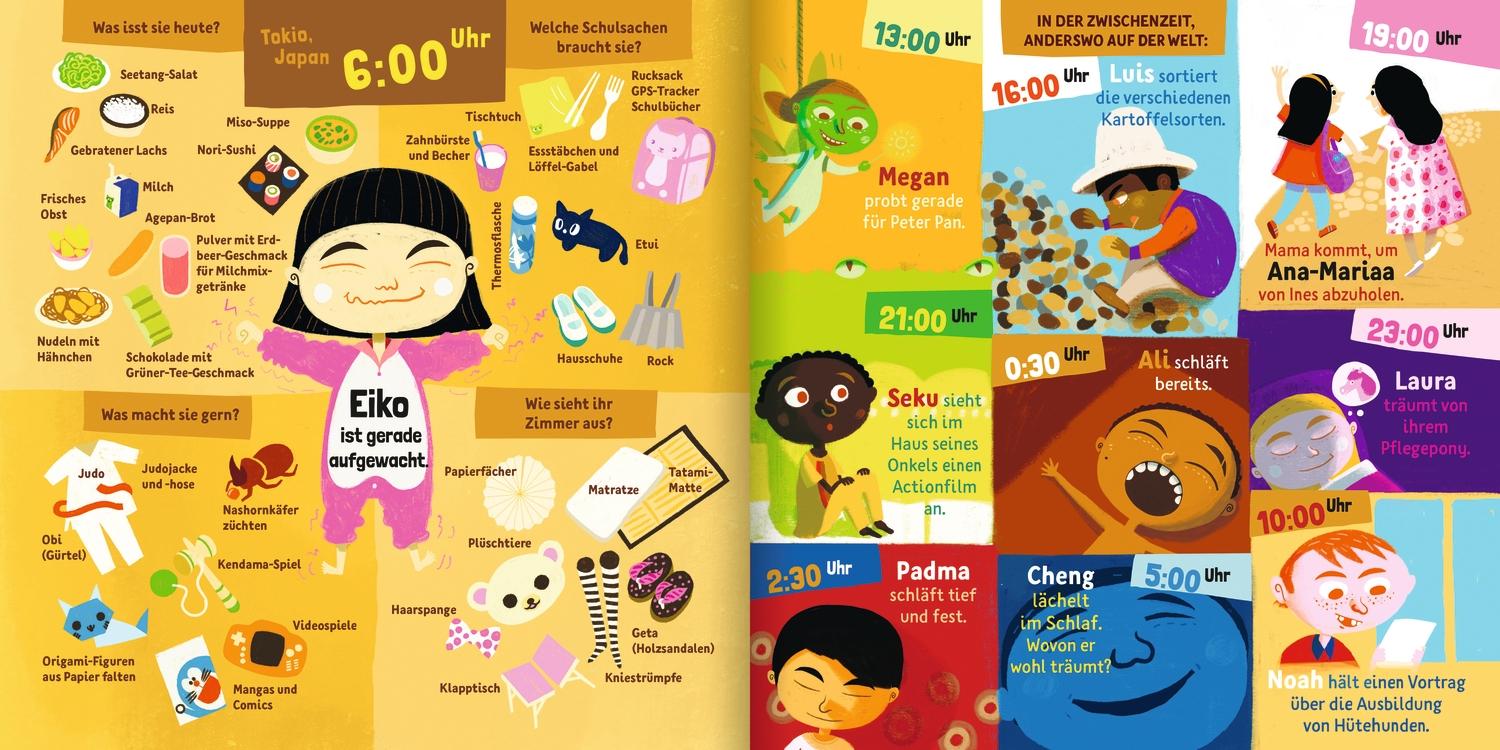 Beispielinhalt (Bild) Schulkinder in aller Welt