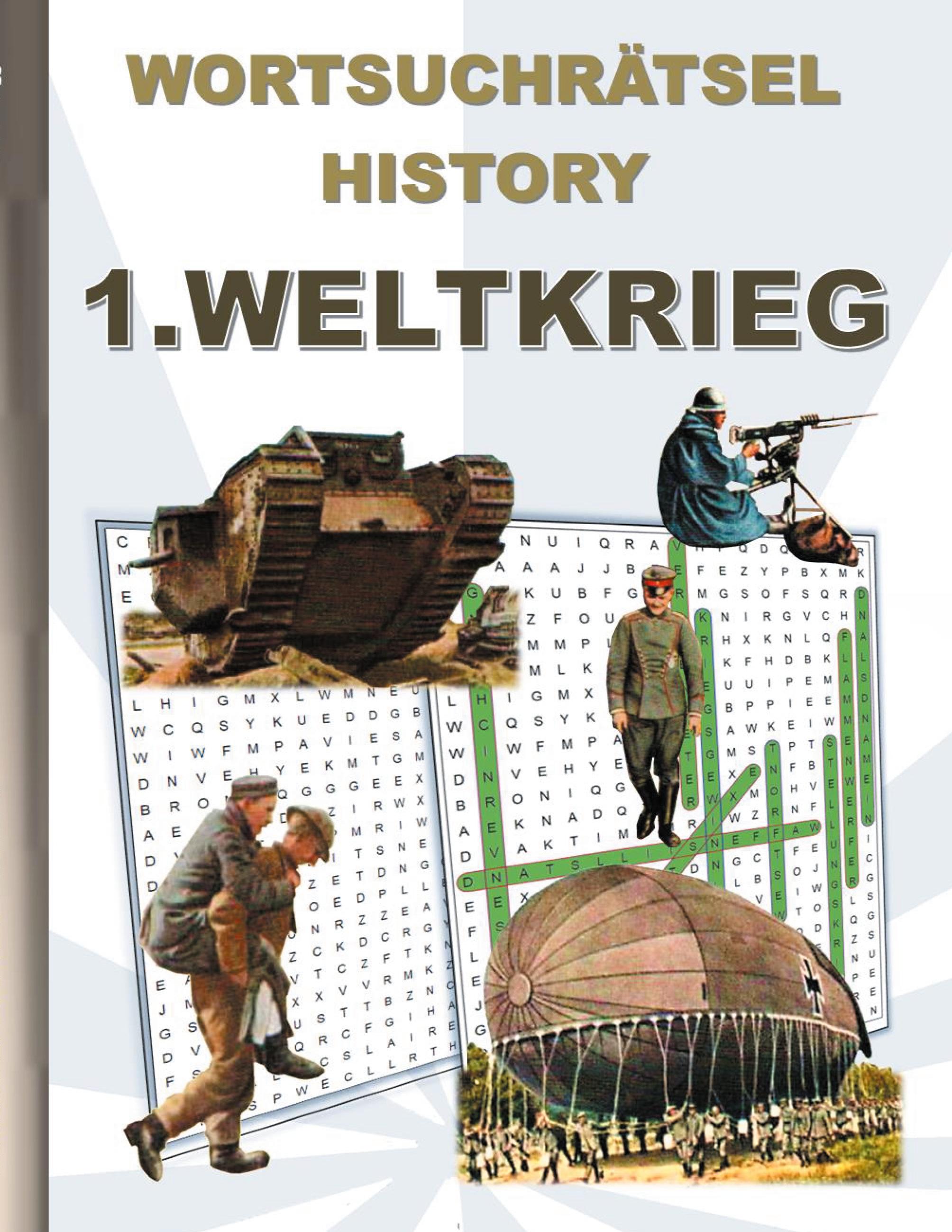 Vorderes Coverbild WORTSUCHRÄTSEL HISTORY 1.WELTKRIEG