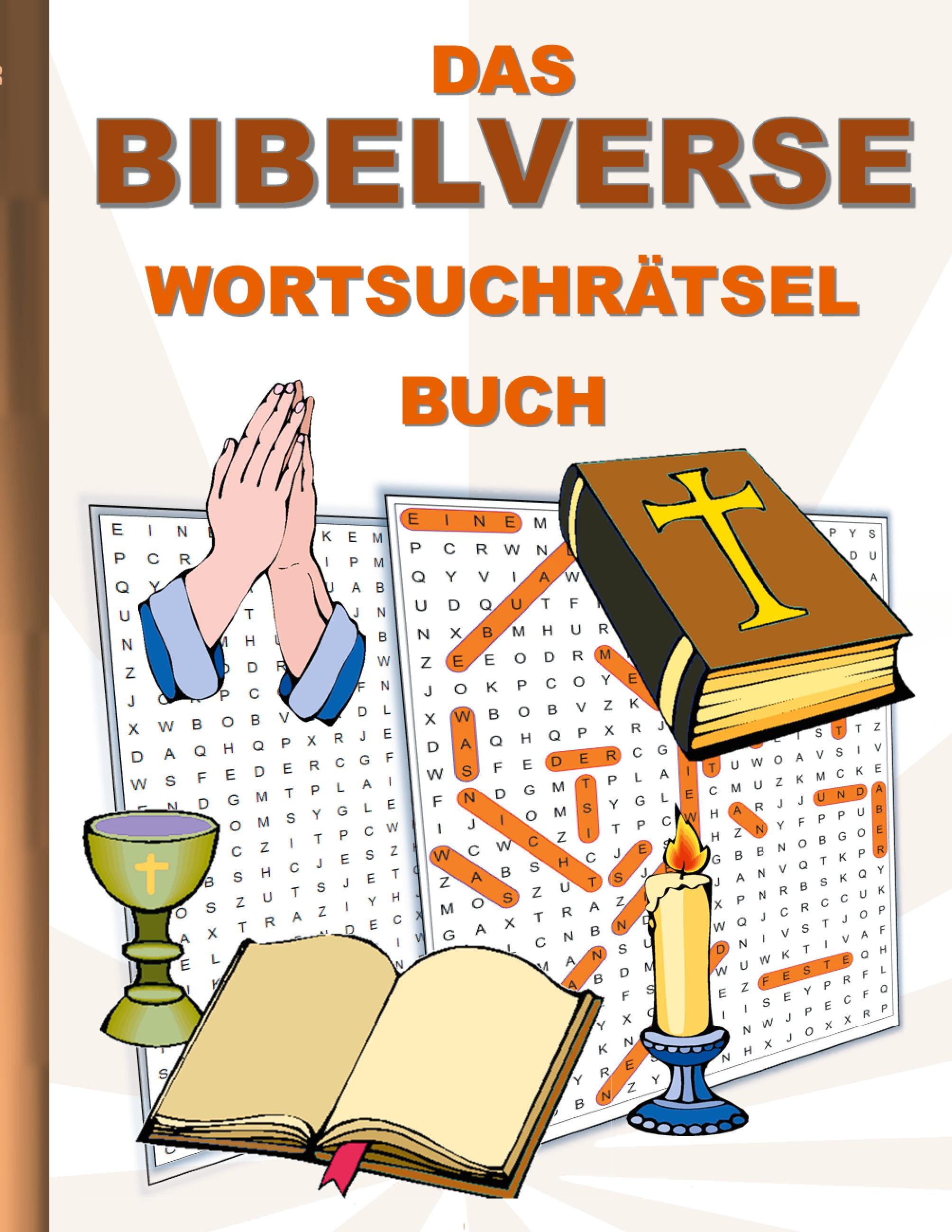 Vorderes Coverbild DAS BIBELVERSE WORTSUCHRÄTSEL BUCH