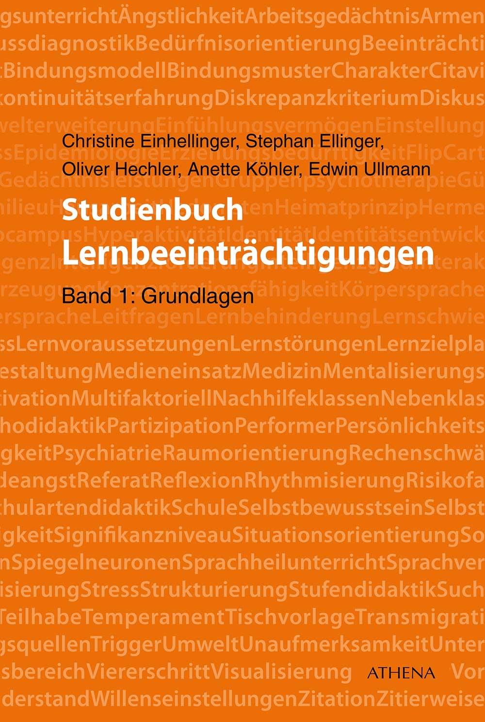 Vorderes Coverbild Studienbuch Lernbeeinträchtigungen