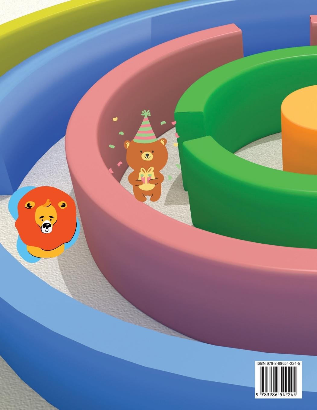 Rückseitencover Mazes with Animals for Kids