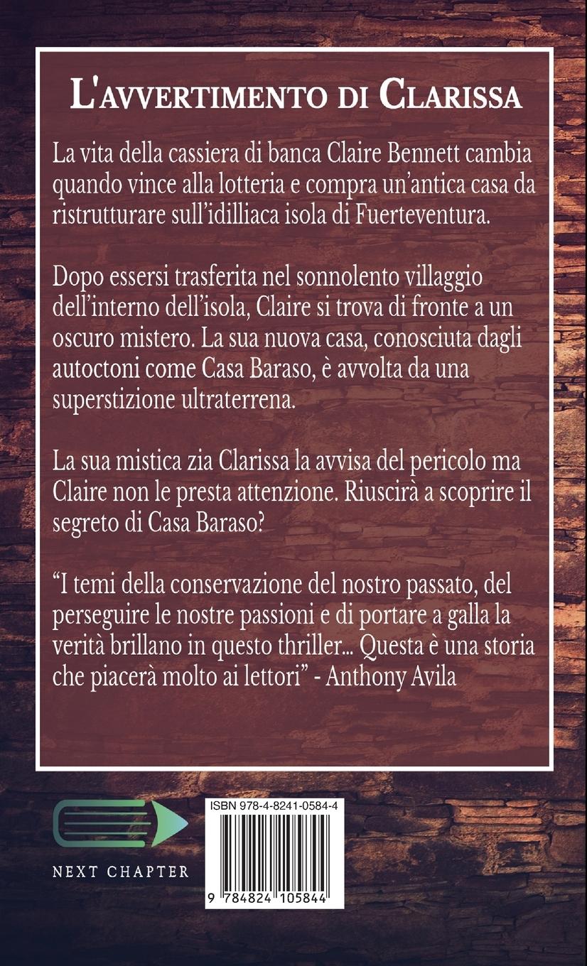 Rückseitencover L'avvertimento di Clarissa