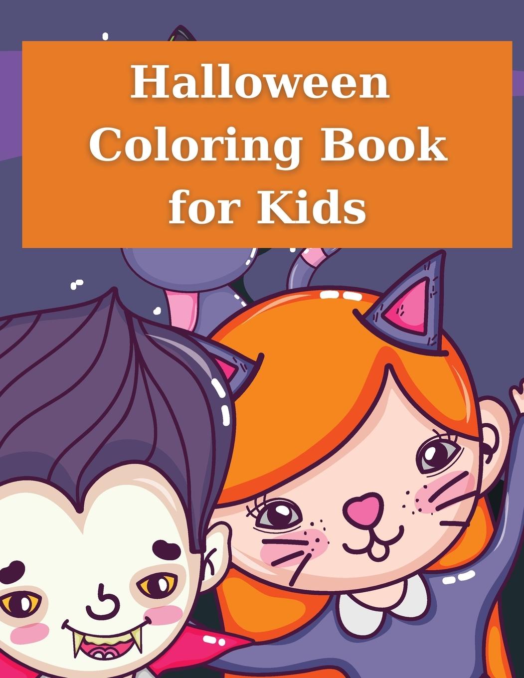 Vorderes Coverbild Halloween Coloring Book for Kids