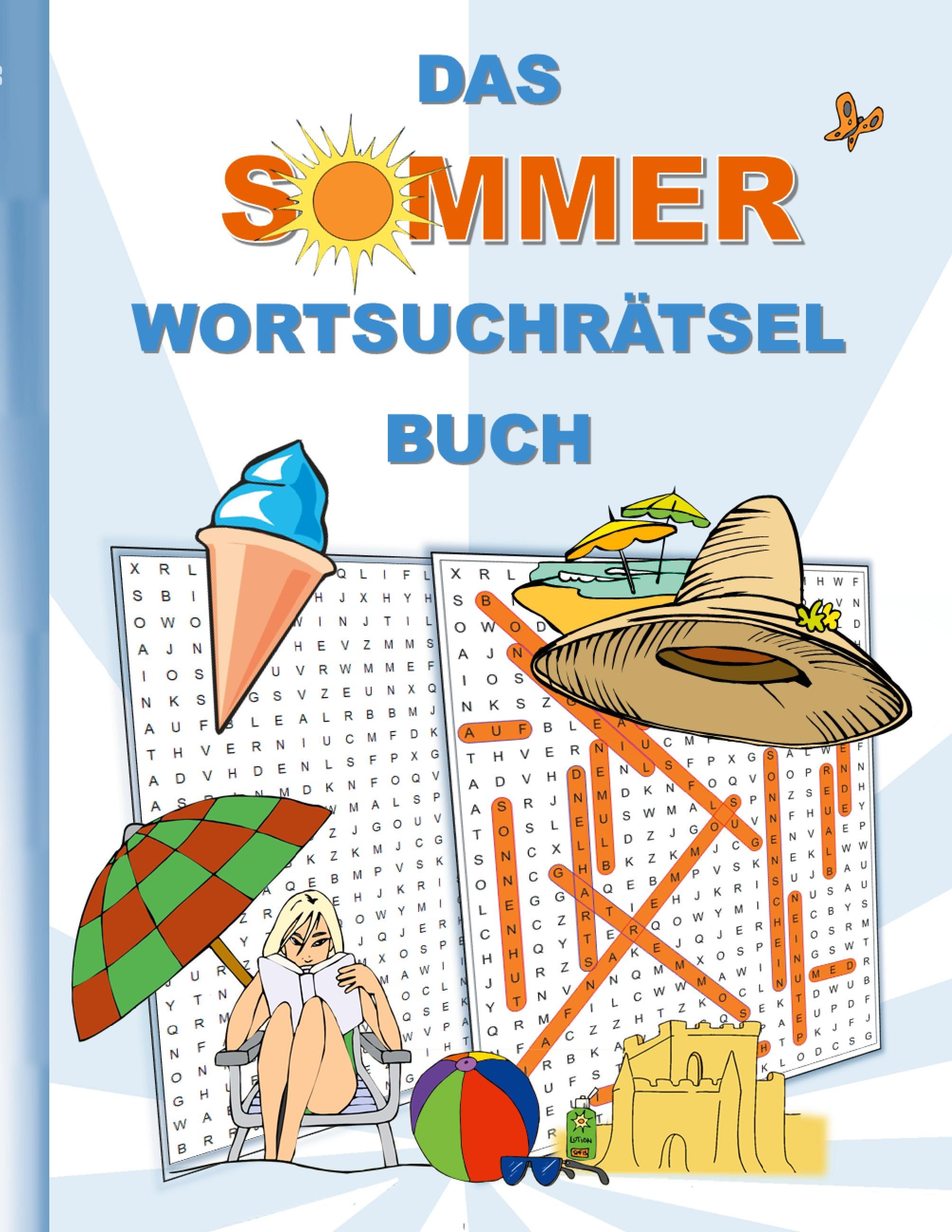 Vorderes Coverbild DAS SOMMER WORTSUCHRÄTSEL BUCH