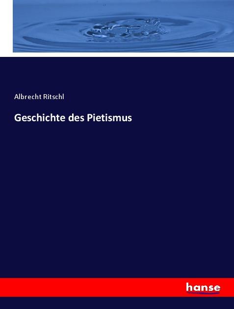 Vorderes Coverbild Geschichte des Pietismus