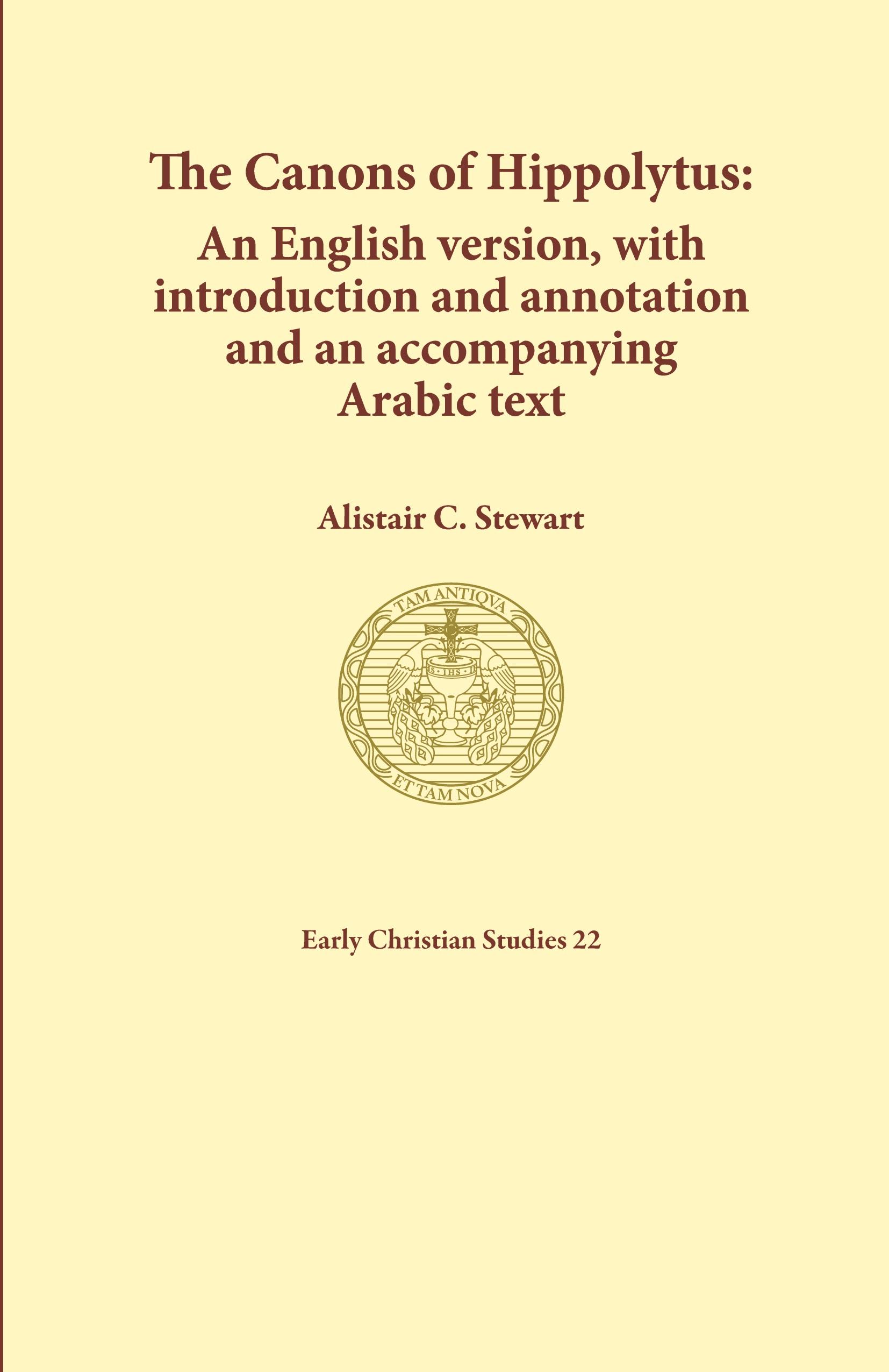 Vorderes Coverbild The Canons of Hippolytus