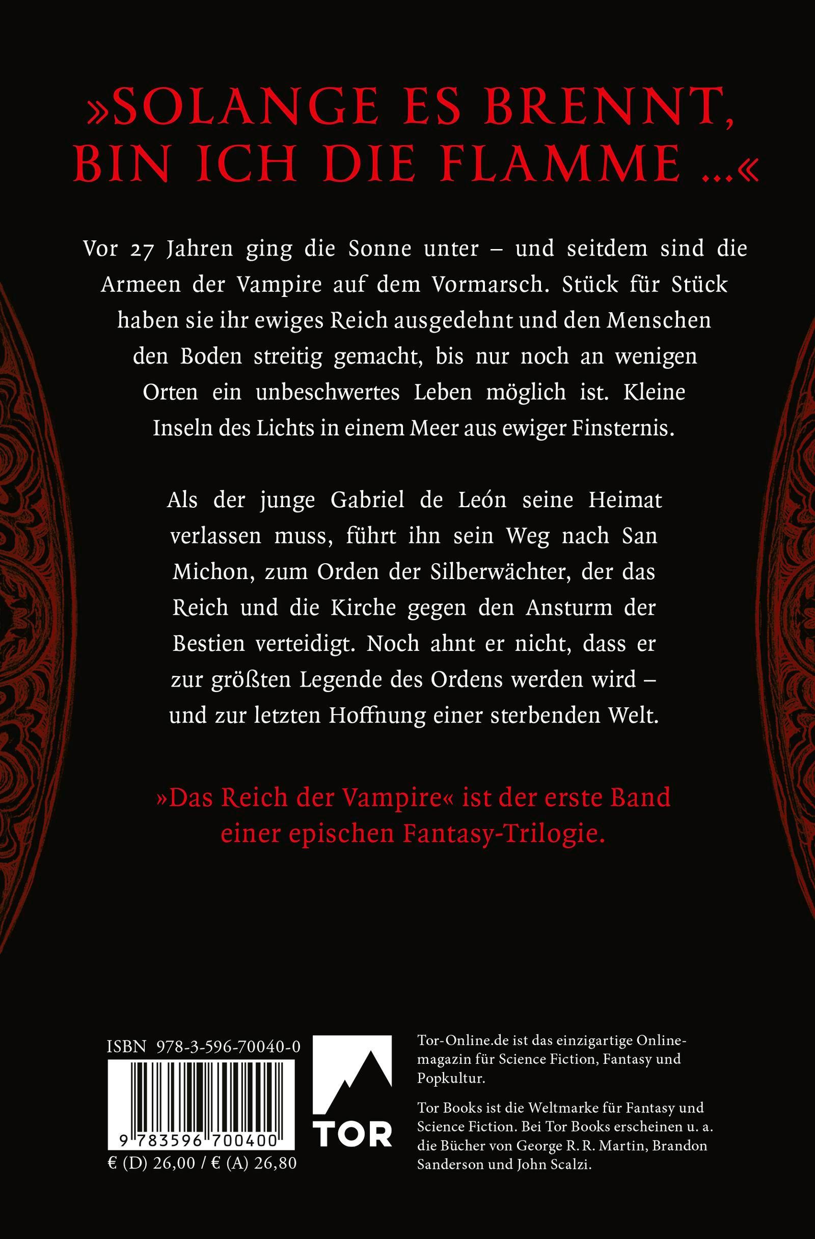 Rückseitencover Das Reich der Vampire
