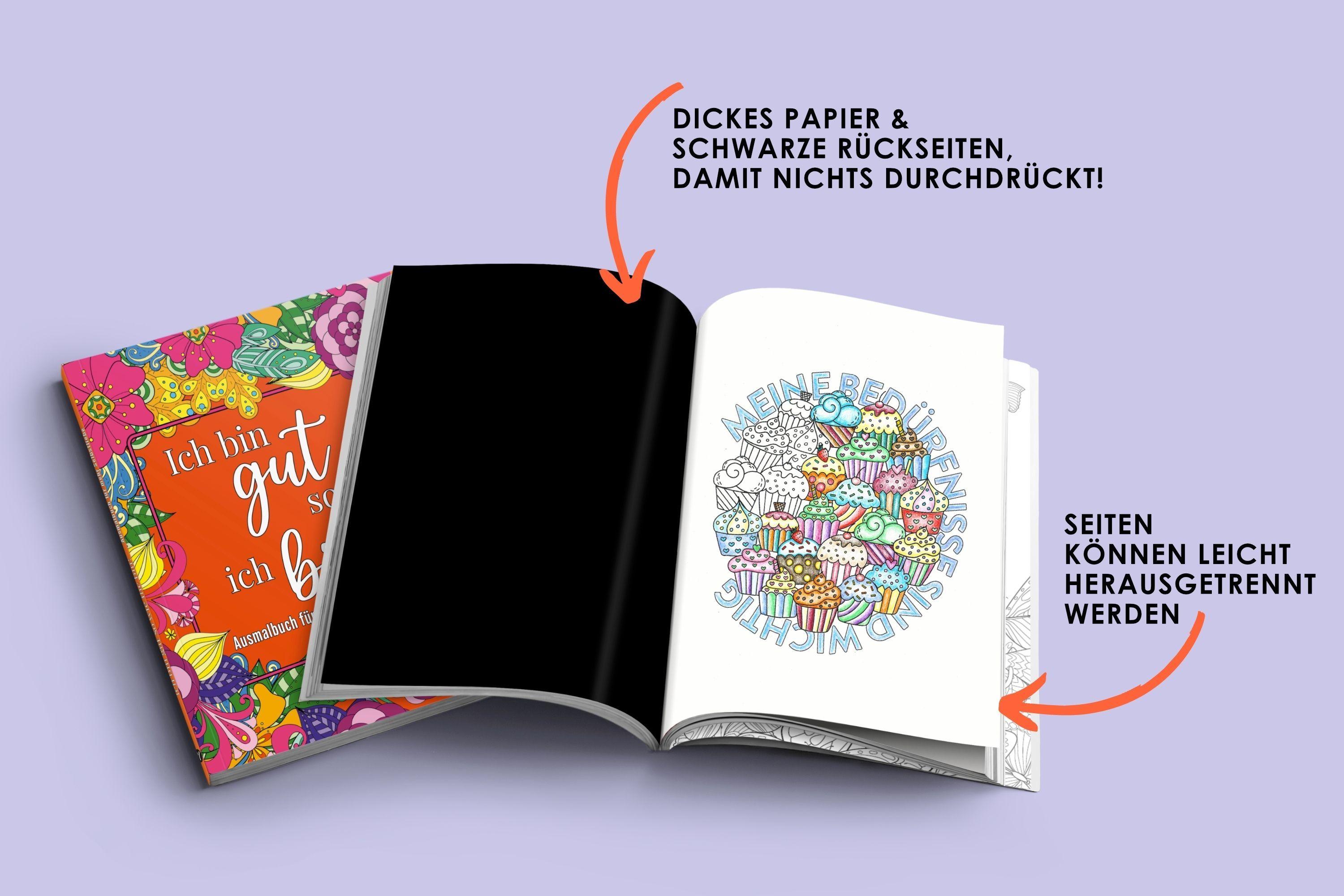 Beispielinhalt (Bild) Malbuch für Erwachsene