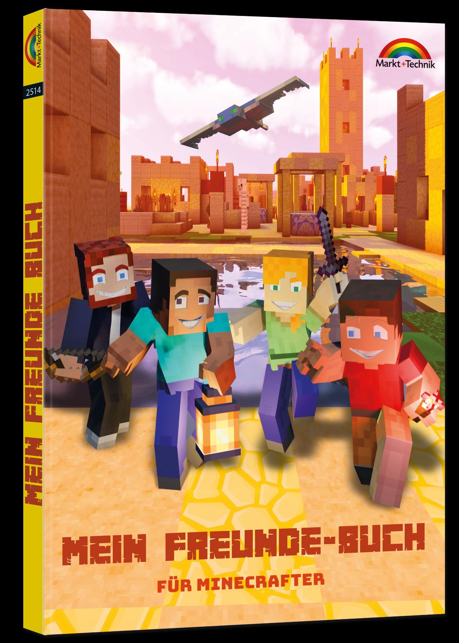 Vorderes Coverbild Mein Freunde Buch für Minecrafter