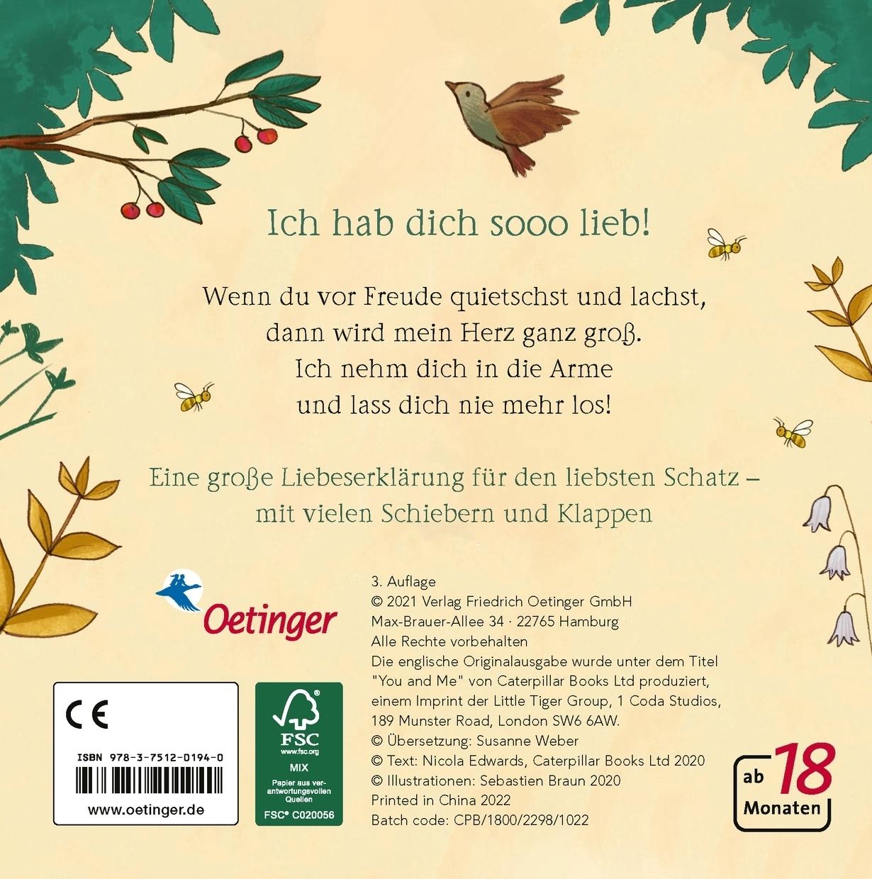 Rückseitencover Für immer Du und Ich