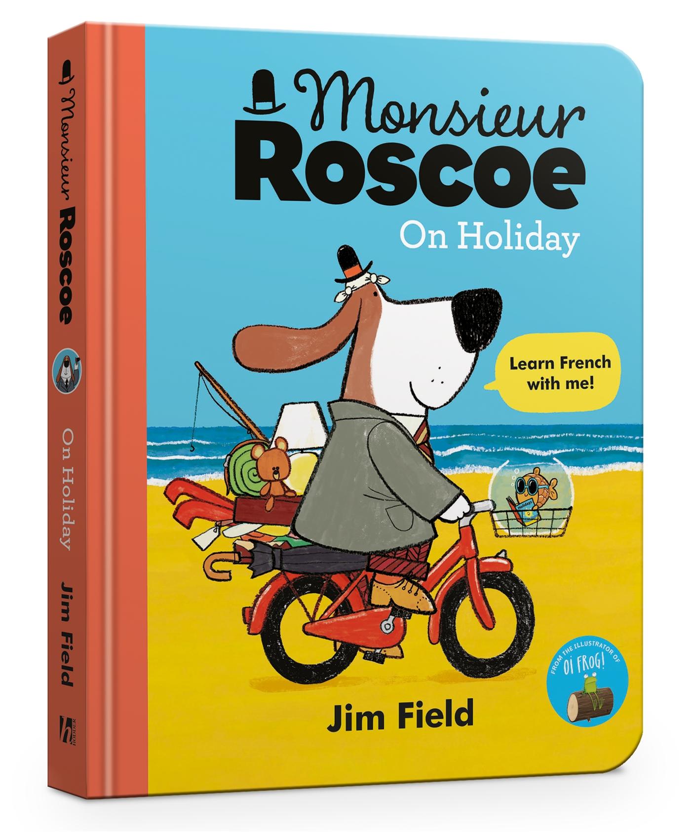 Vorderes Coverbild Monsieur Roscoe on Holiday Board Book