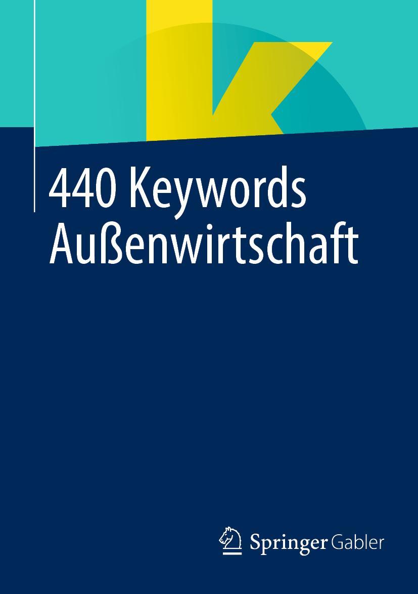 Vorderes Coverbild 440 Keywords Außenwirtschaft