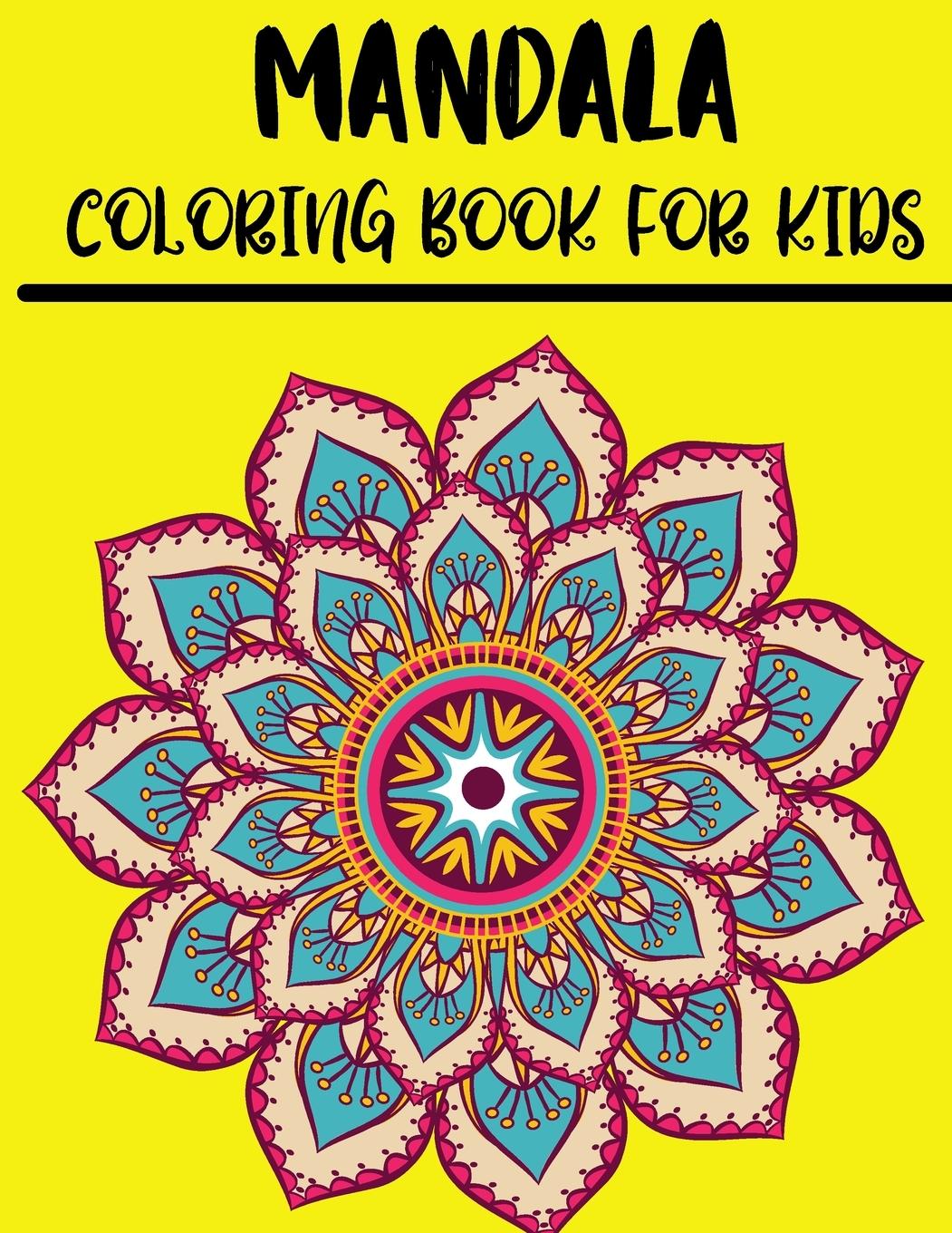 Vorderes Coverbild MANDALA COLORING BOOK FOR KIDS