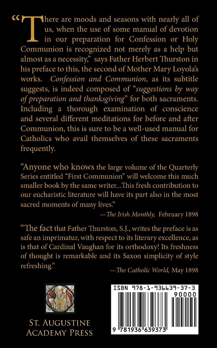 Rückseitencover Confession and Communion