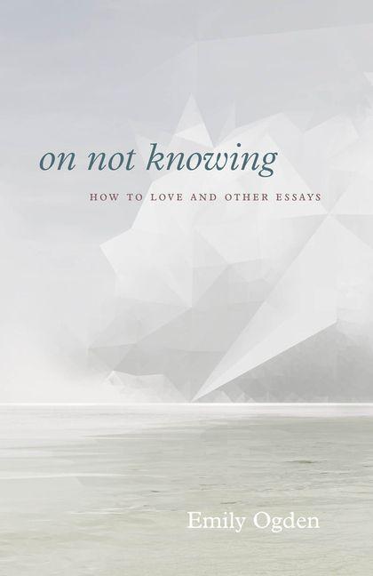 Vorderes Coverbild On Not Knowing
