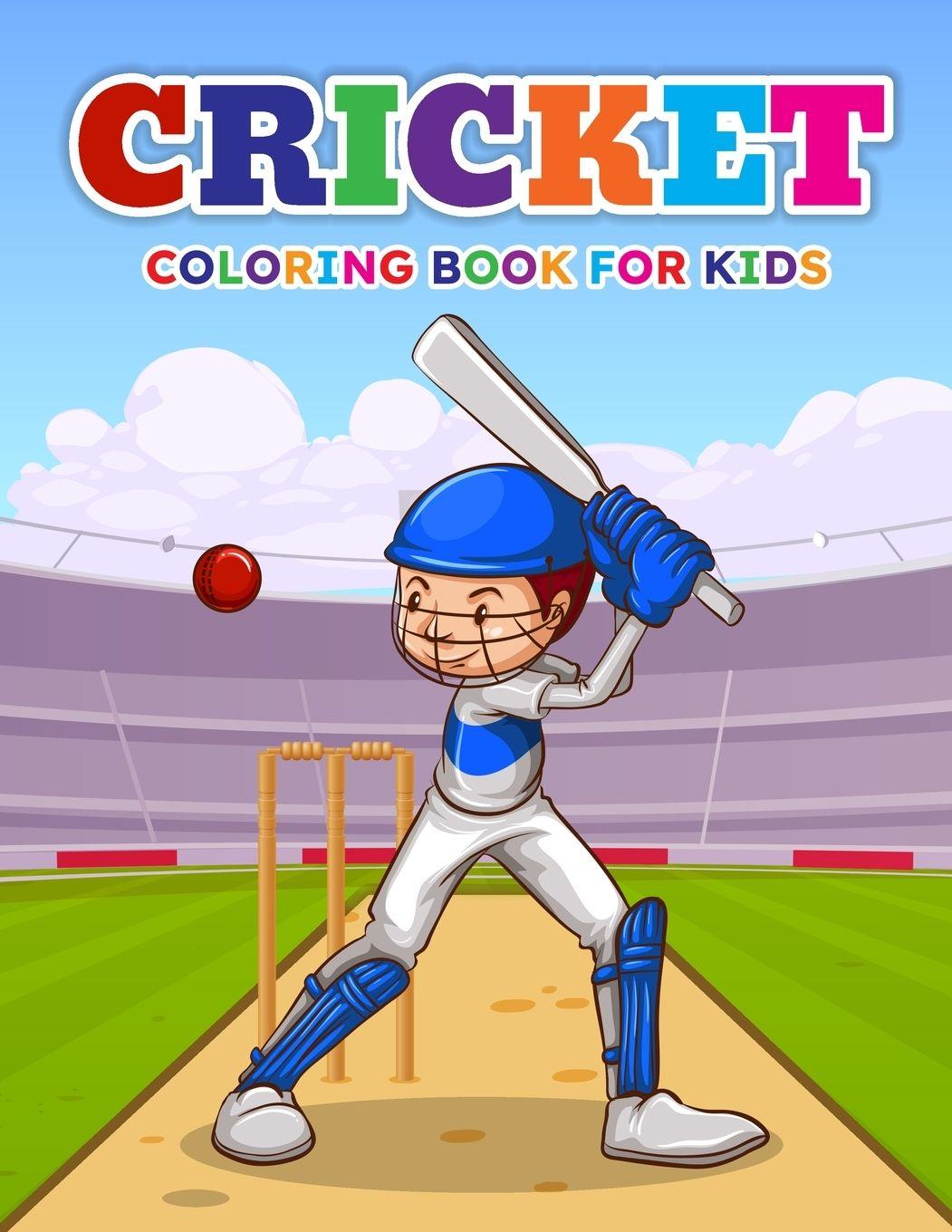 Vorderes Coverbild Cricket Coloring Book for Kids