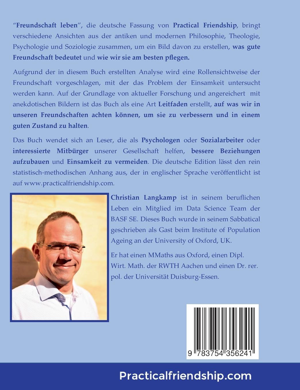 Rückseitencover Freundschaft Leben