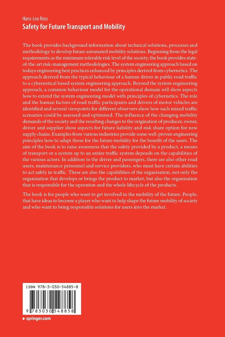 Rückseitencover Safety for Future Transport and Mobility