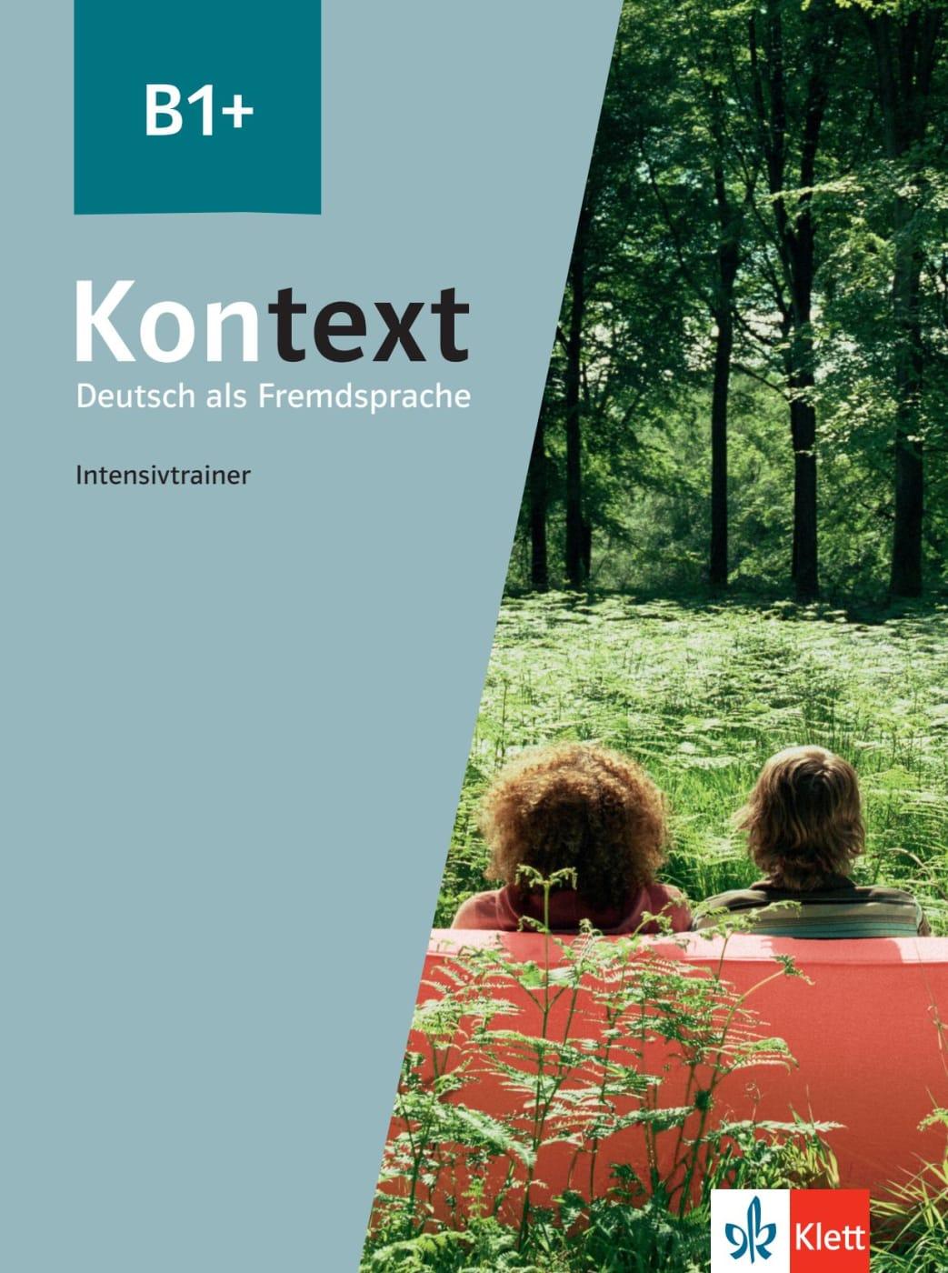 Vorderes Coverbild Kontext B1+. Intensivtrainer
