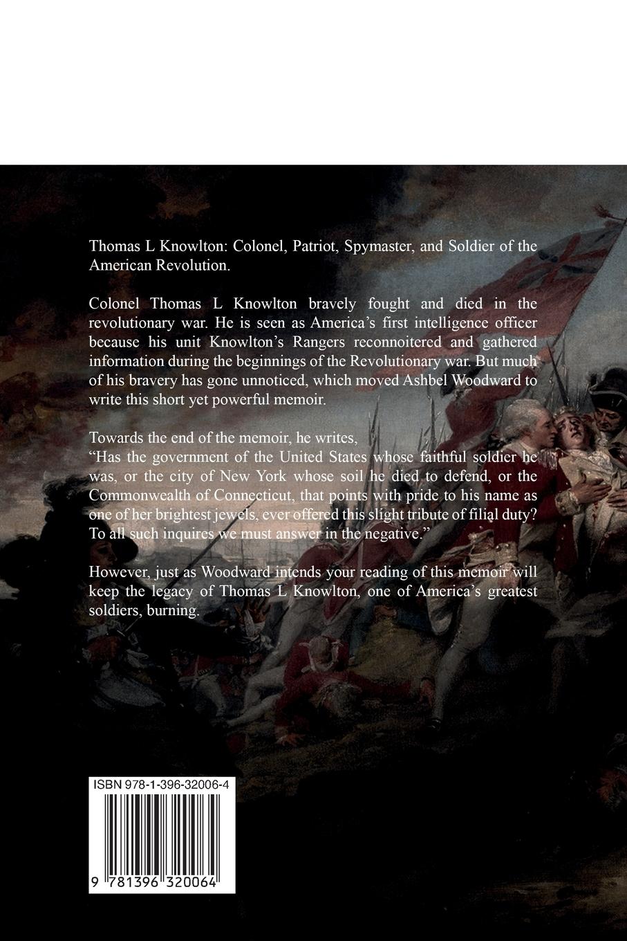 Rückseitencover Memoir of Col. Thomas Knowlton, of Ashford, Connecticut