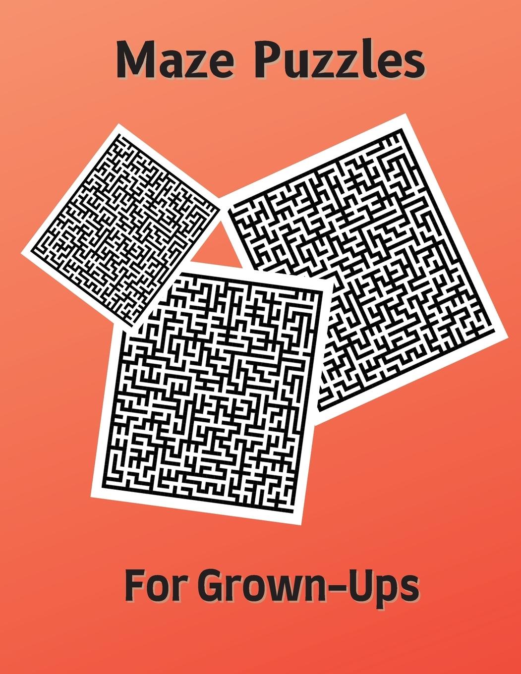 Vorderes Coverbild Maze Puzzles for Grown-Ups