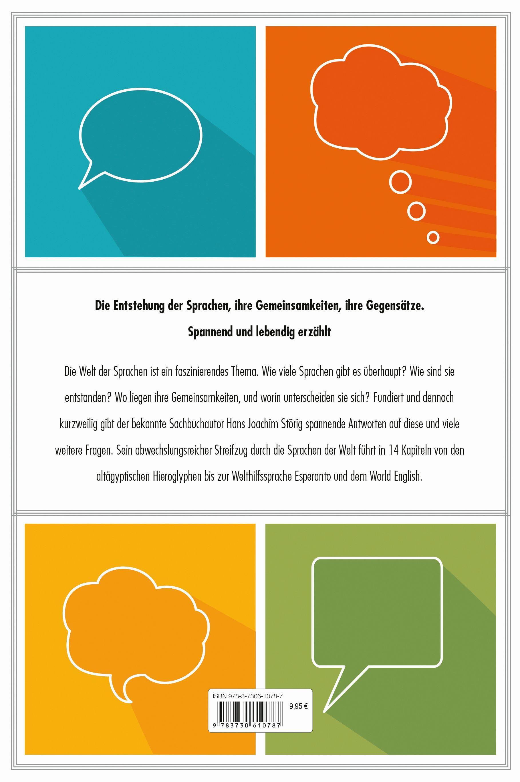 Beispielinhalt (Bild) Die Sprachen der Welt. Geschichte - Fakten - Geheimnisse