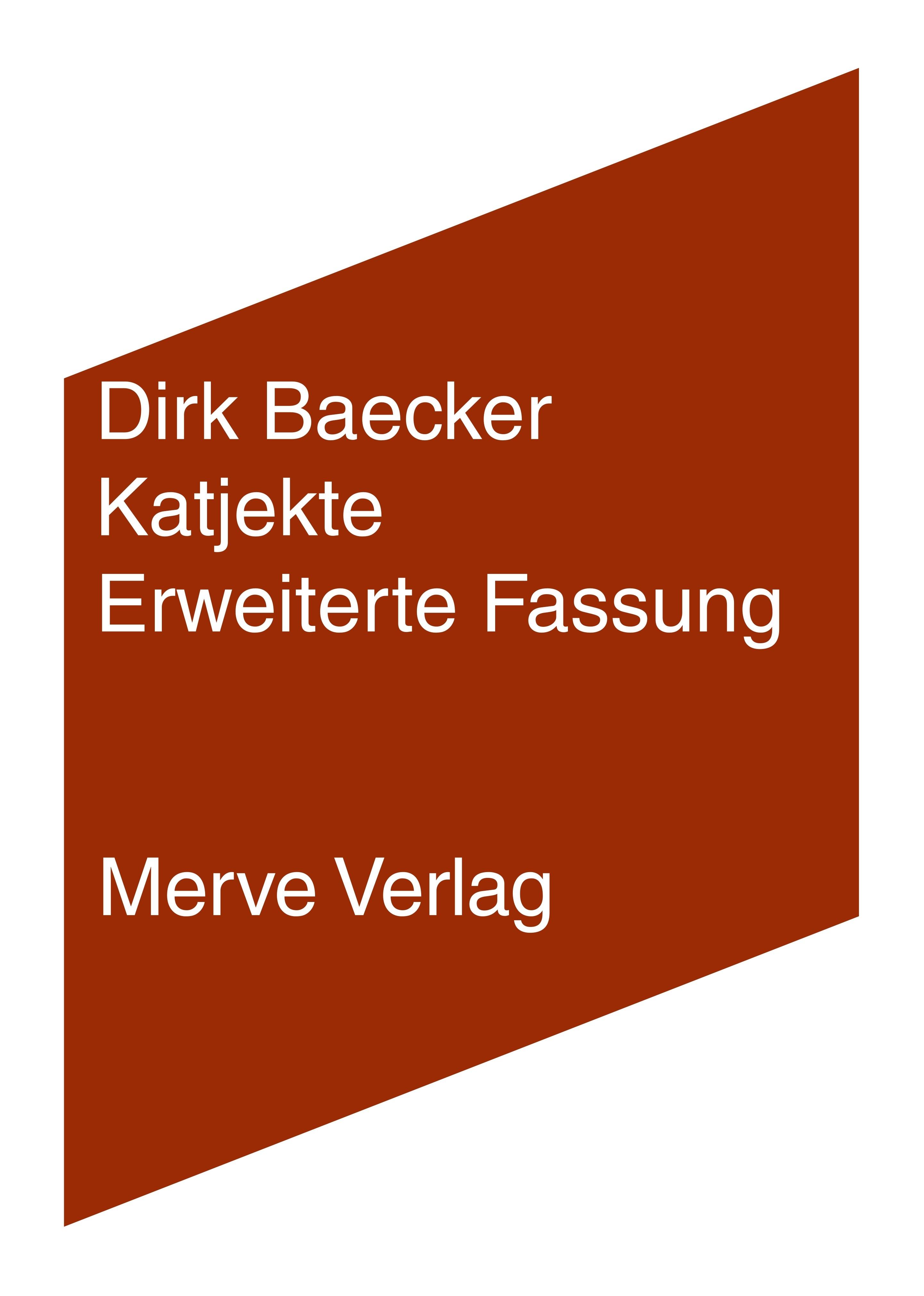 Vorderes Coverbild Katjekte