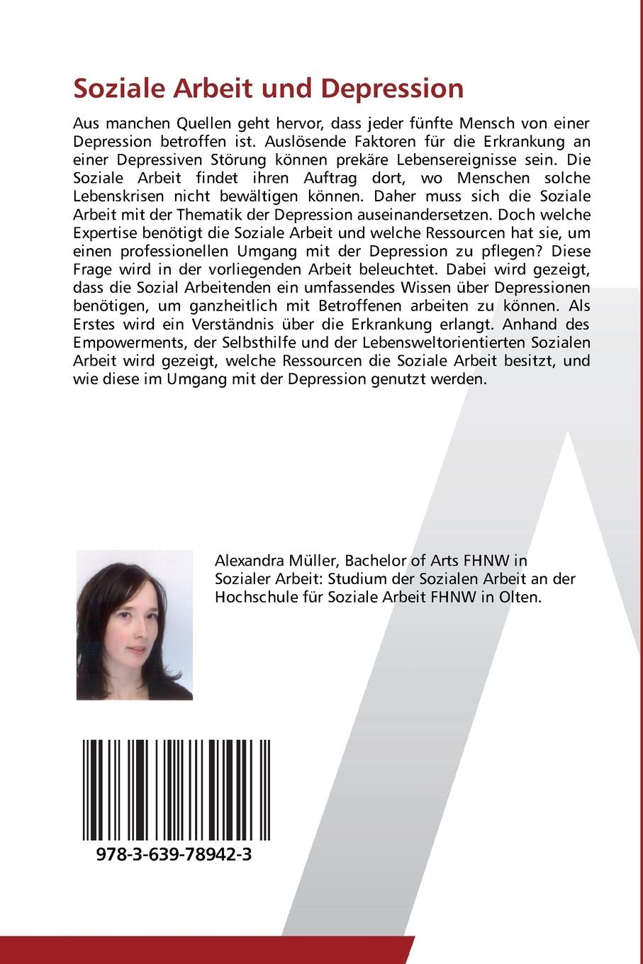 Rückseitencover Soziale Arbeit und Depression